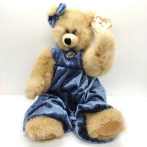 Vintage TY Bear "Guinevere" Plush W/Tags Collectible